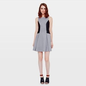 Club Monaco Janine Heather Leather Dress